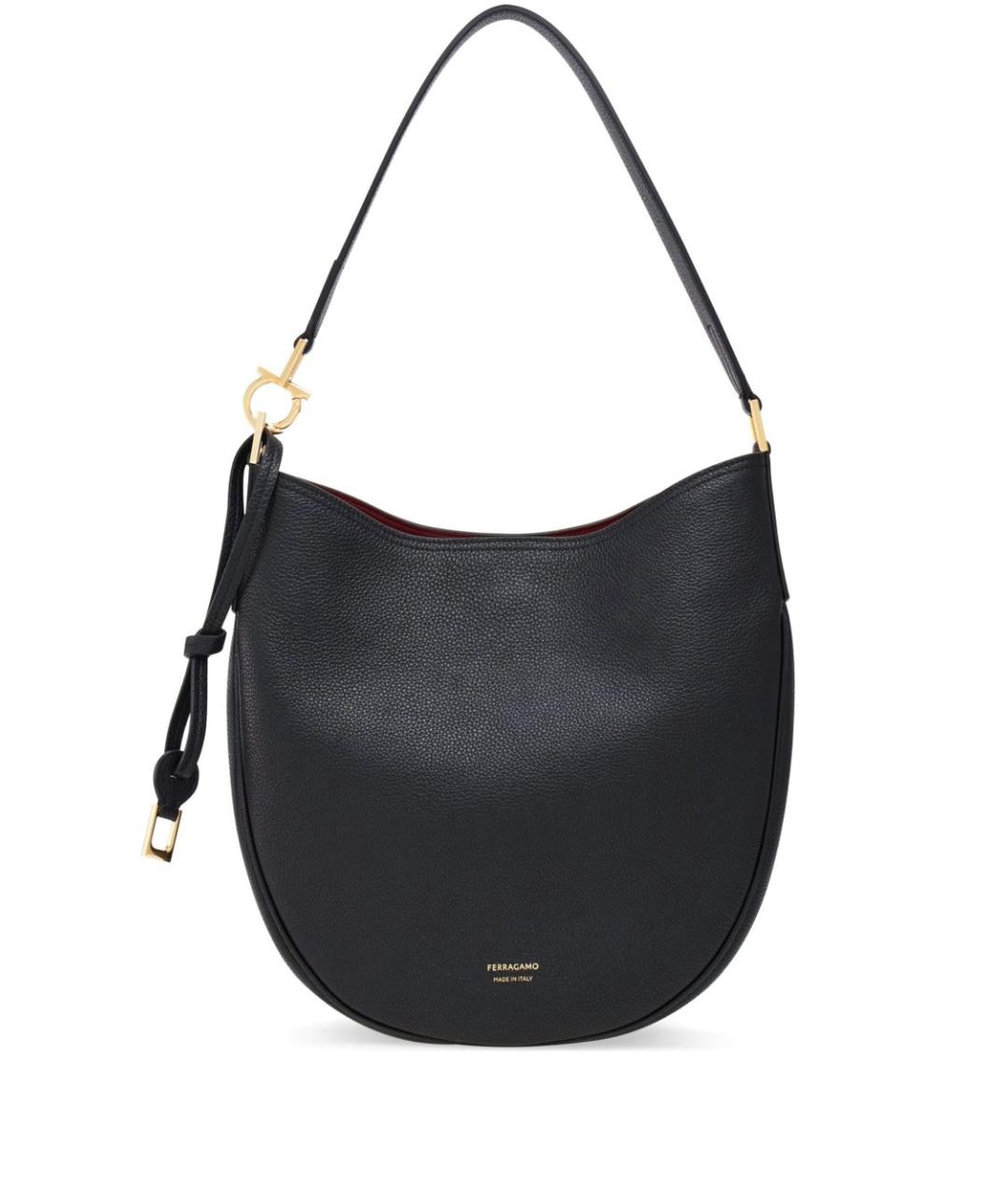 FERRAGAMO Черная сумка тоут, фото 1
