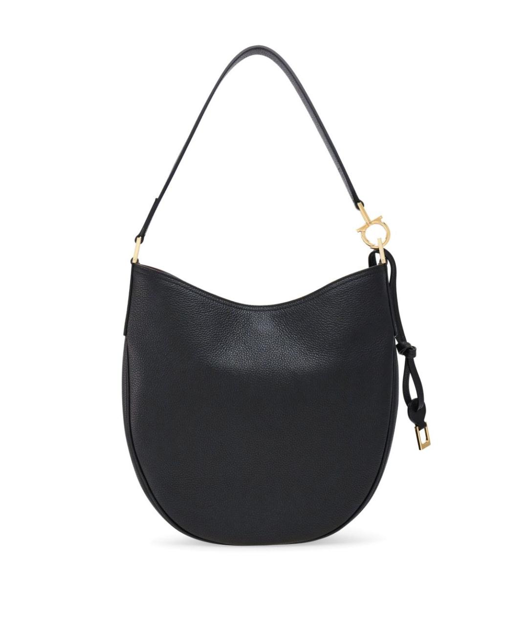 FERRAGAMO Черная сумка тоут, фото 3