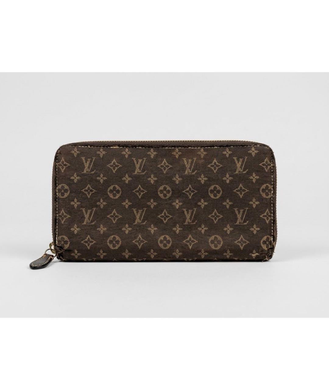 LOUIS VUITTON Коричневый кошелек, фото 6