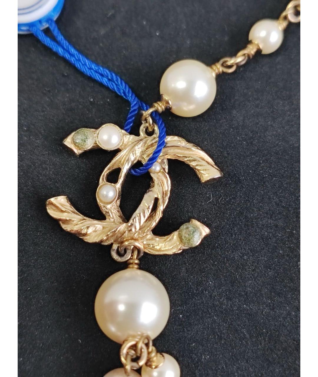 CHANEL Золотое колье, фото 3