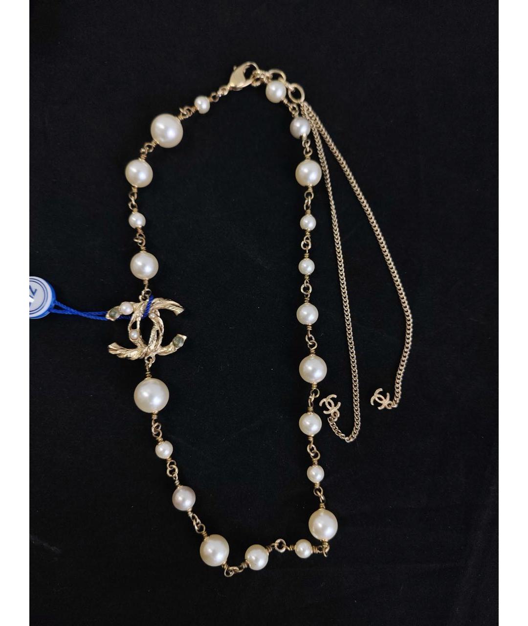 CHANEL Золотое колье, фото 6