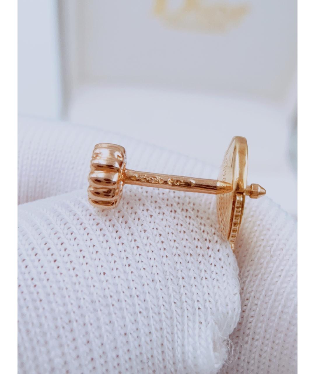 CHRISTIAN DIOR Золотые серьги из розового золота, фото 7