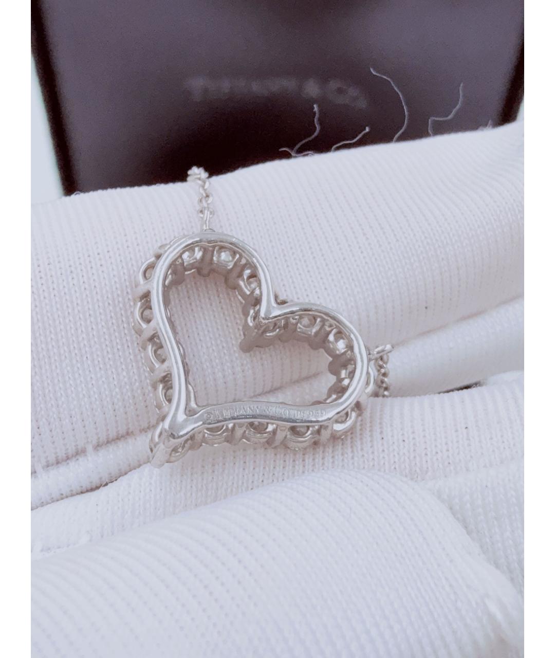 TIFFANY&CO Серебряная платиновая подвеска, фото 6
