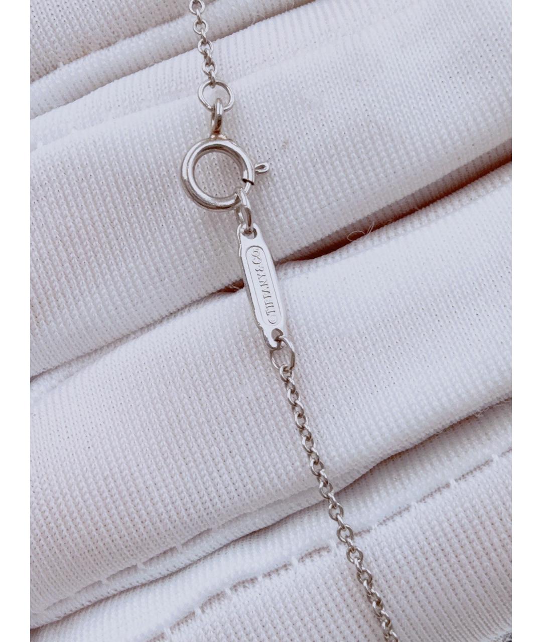 TIFFANY&CO Серебряная платиновая подвеска, фото 7