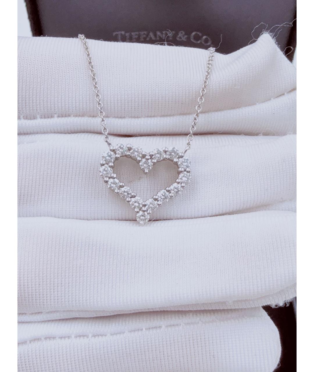 TIFFANY&CO Серебряная платиновая подвеска, фото 2