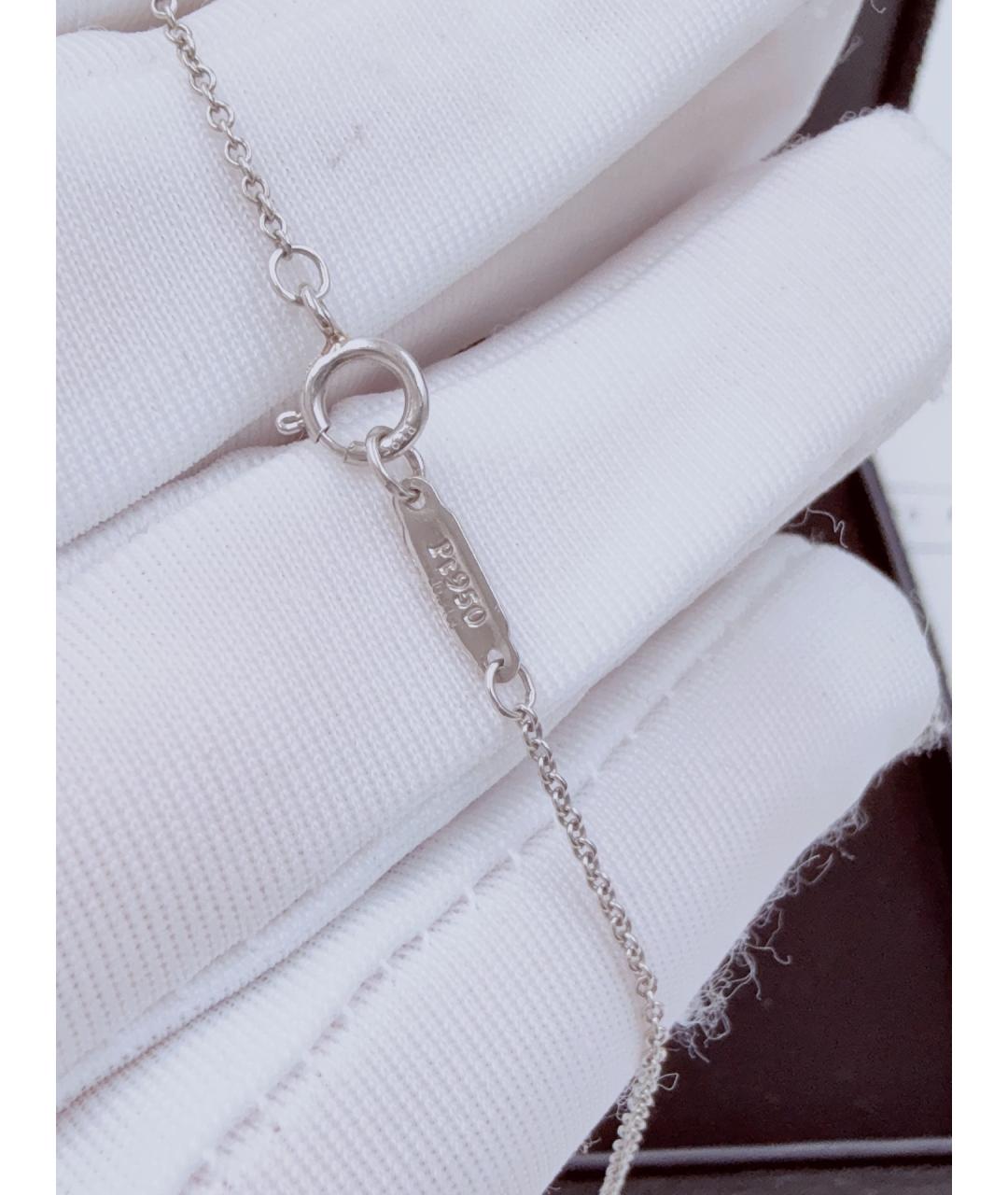 TIFFANY&CO Серебряная платиновая подвеска, фото 8