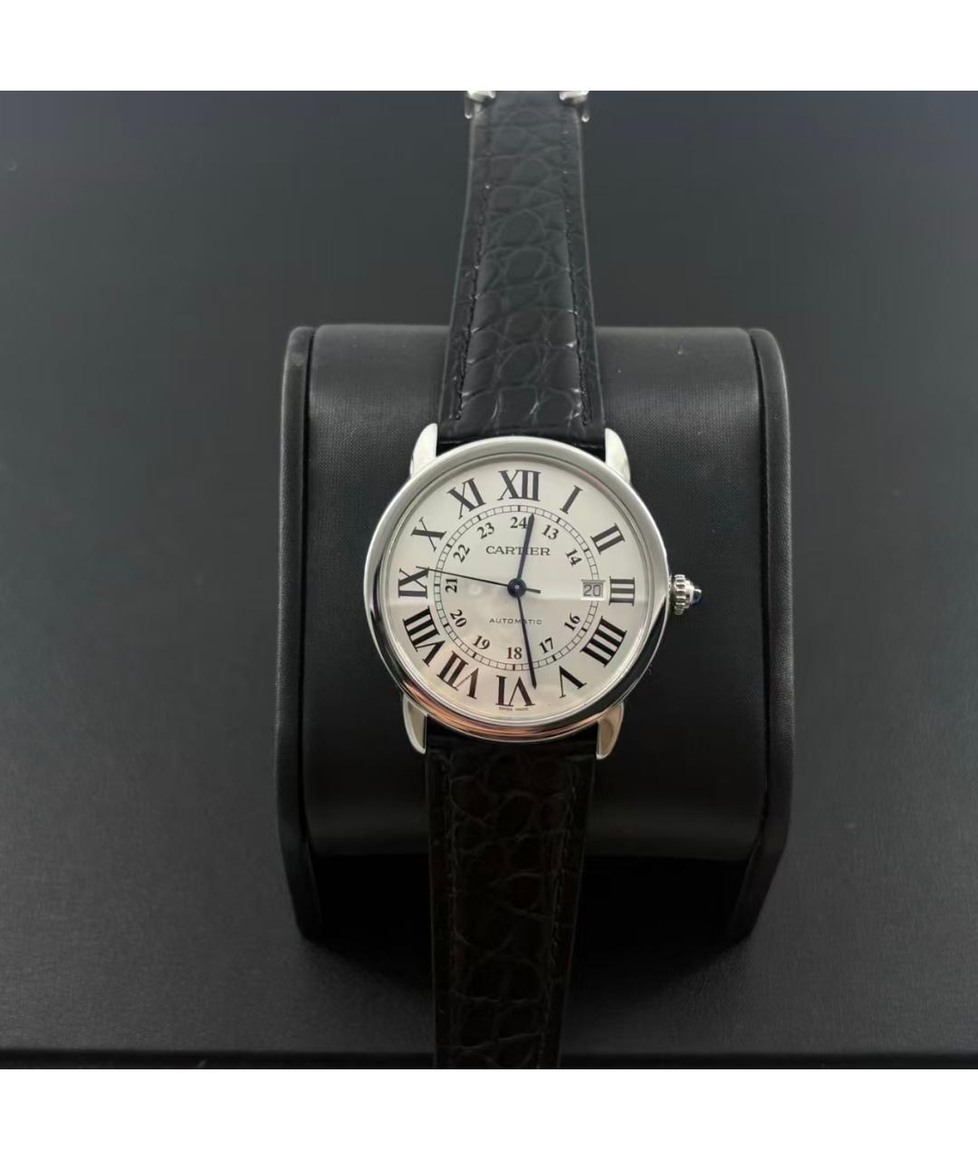 CARTIER Черные часы, фото 2