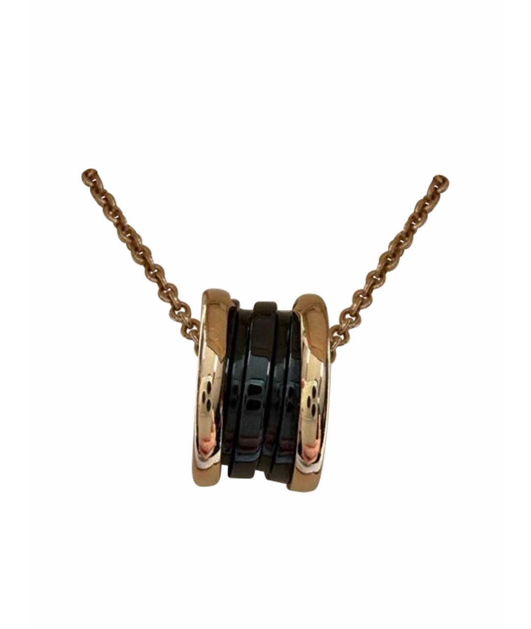 BVLGARI Золотая подвеска из розового золота, фото 1