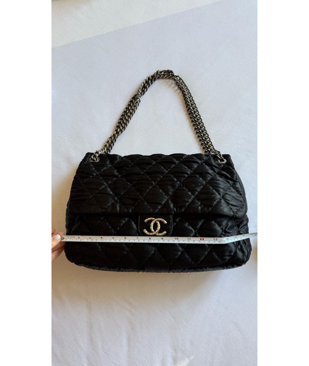 CHANEL Черная тканевая сумка через плечо, фото 2