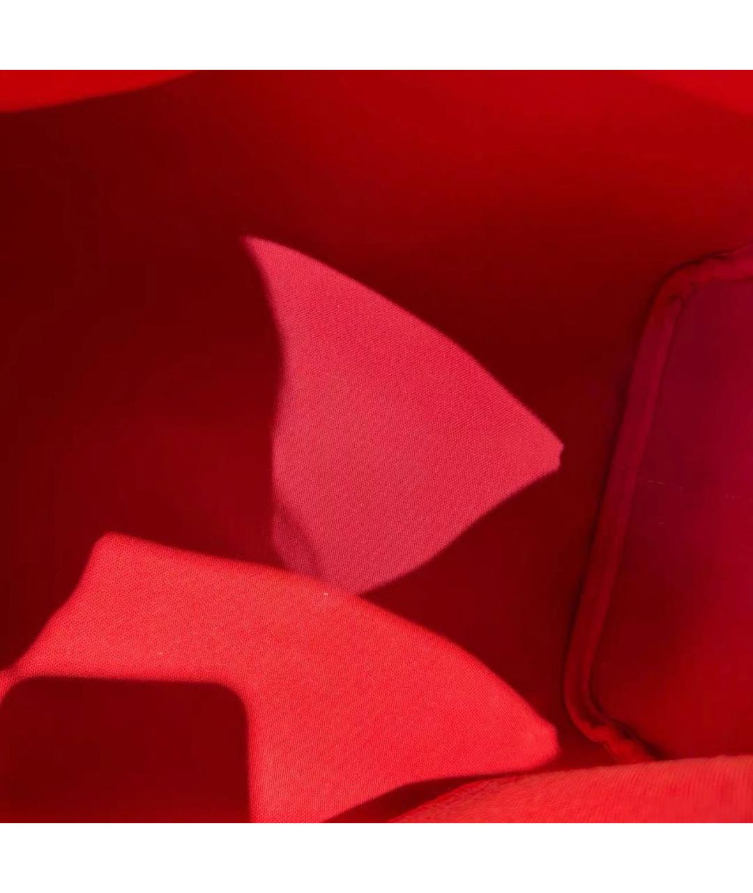 LOUIS VUITTON Коричневая кожаная сумка через плечо, фото 6