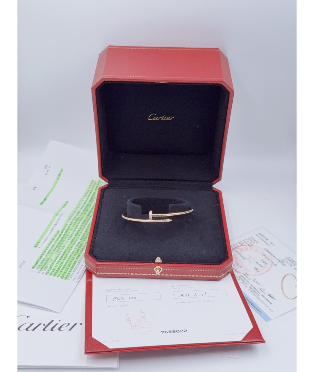 CARTIER Золотой браслет из розового золота, фото 7