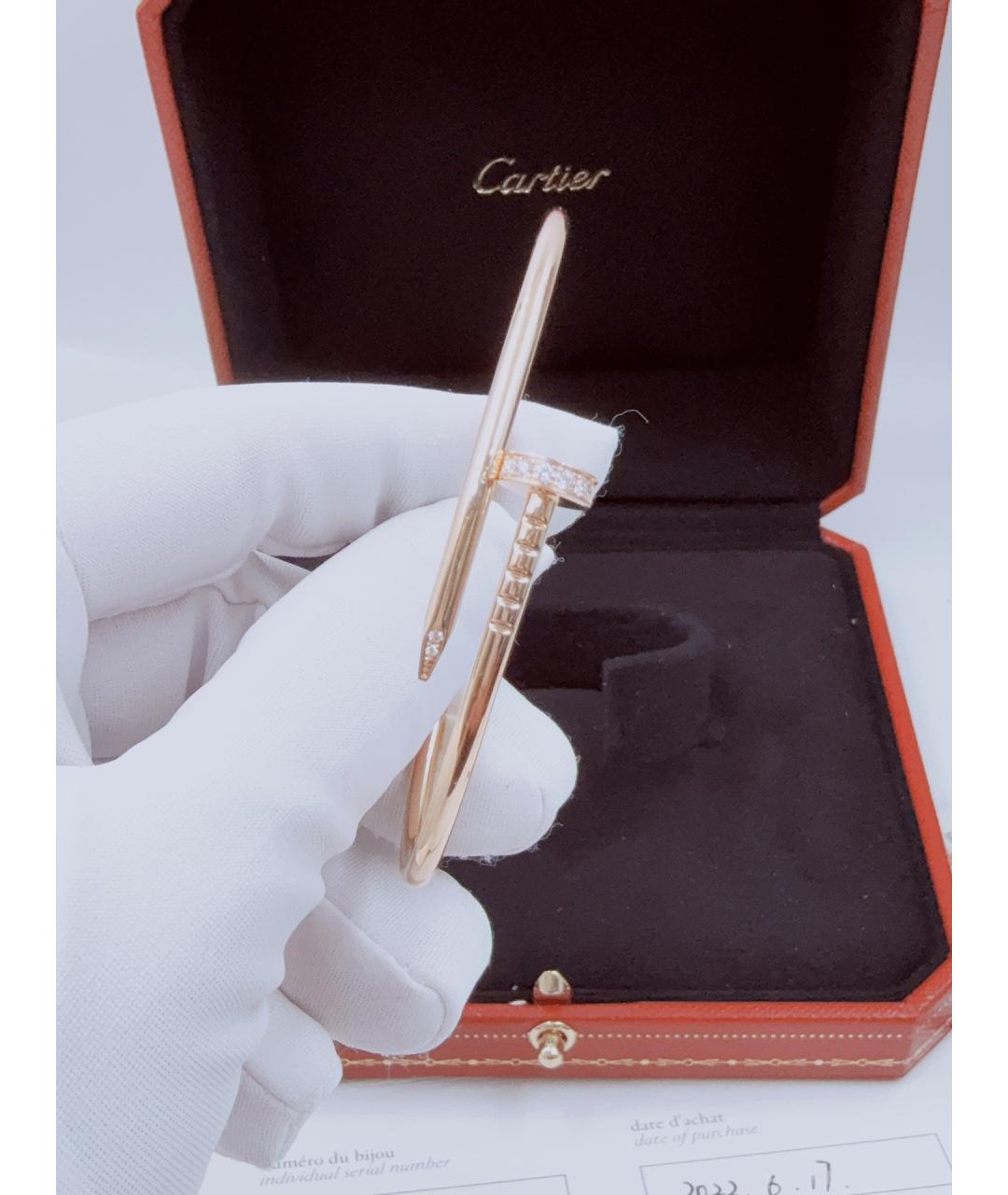 CARTIER Золотой браслет из розового золота, фото 4