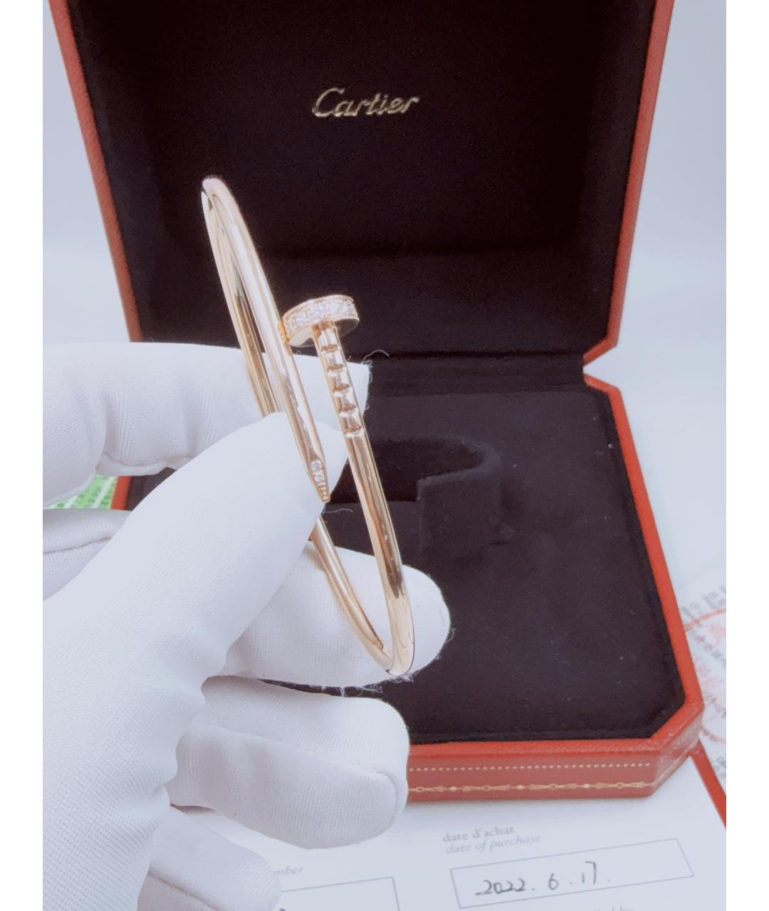 CARTIER Золотой браслет из розового золота, фото 5