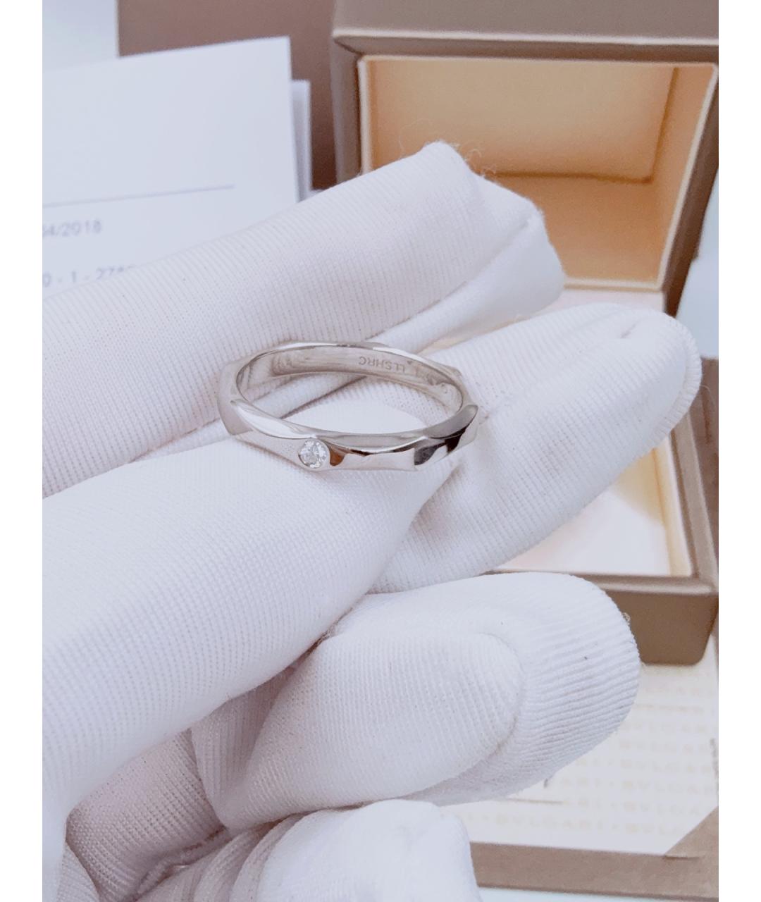 BVLGARI Серебряное платиновое кольцо, фото 2