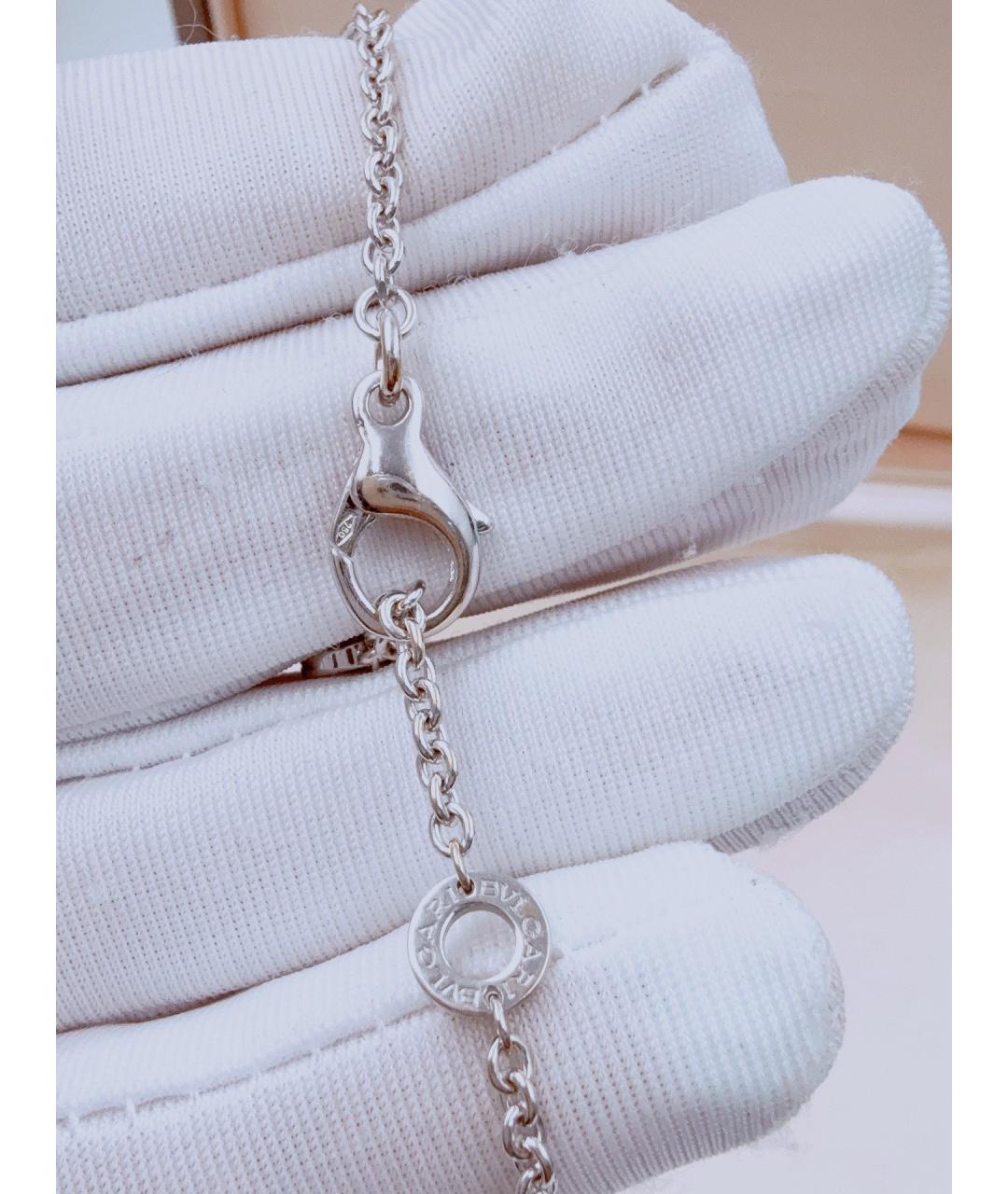 BVLGARI Серебряная подвеска из белого золота, фото 7