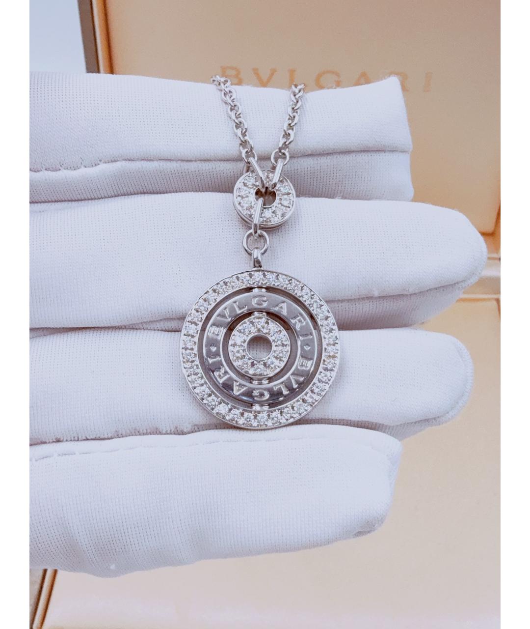 BVLGARI Серебряная подвеска из белого золота, фото 2