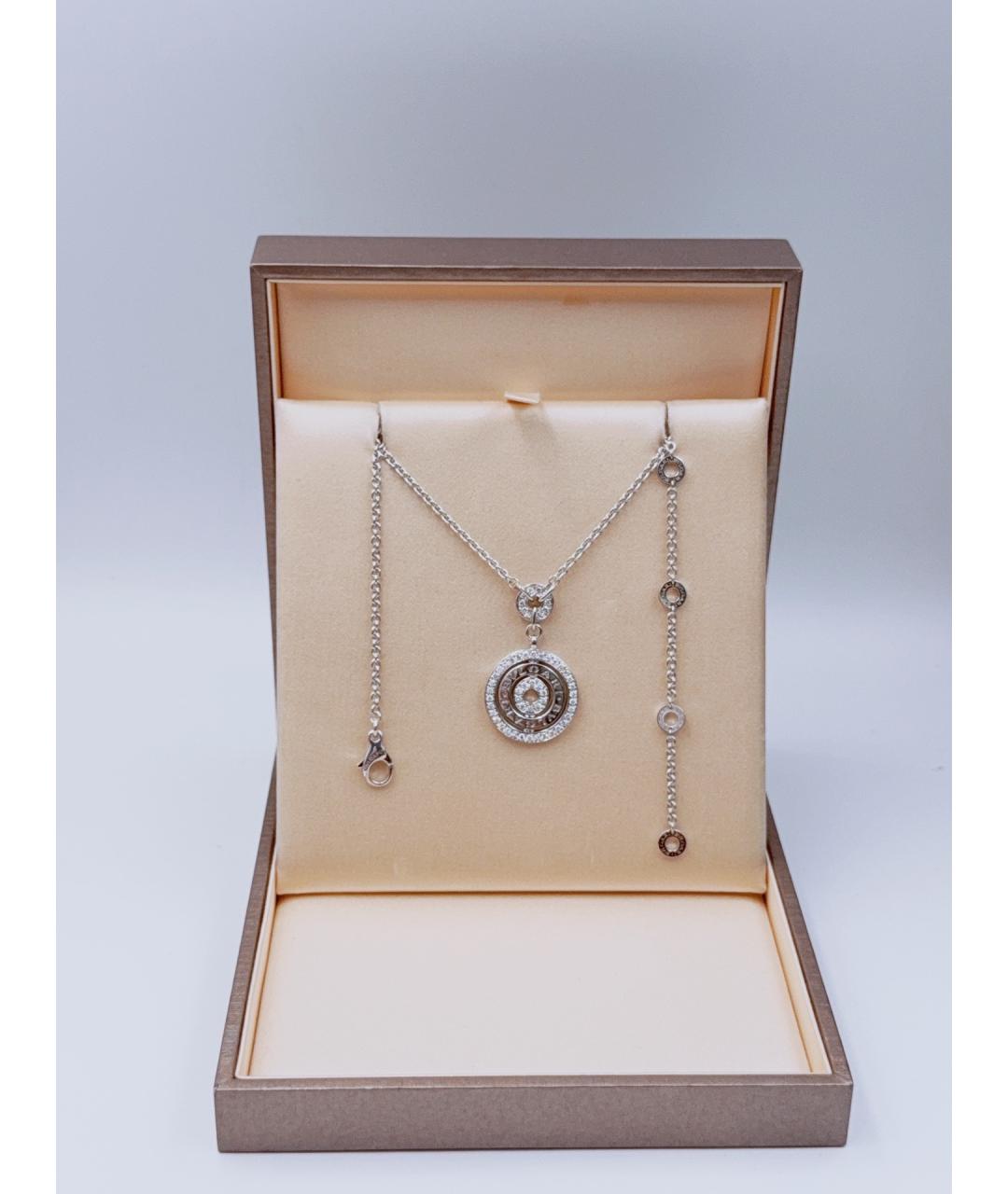BVLGARI Серебряная подвеска из белого золота, фото 8