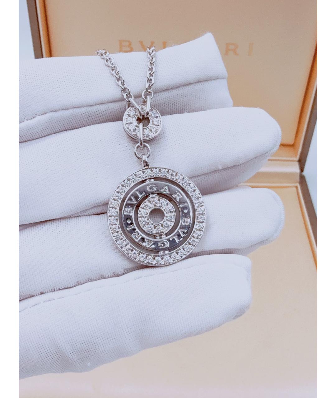 BVLGARI Серебряная подвеска из белого золота, фото 3