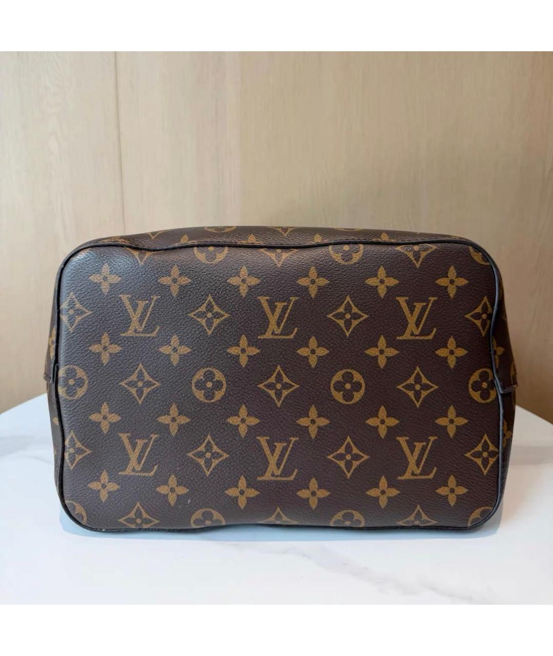 LOUIS VUITTON Коричневая сумка тоут из канвы, фото 4