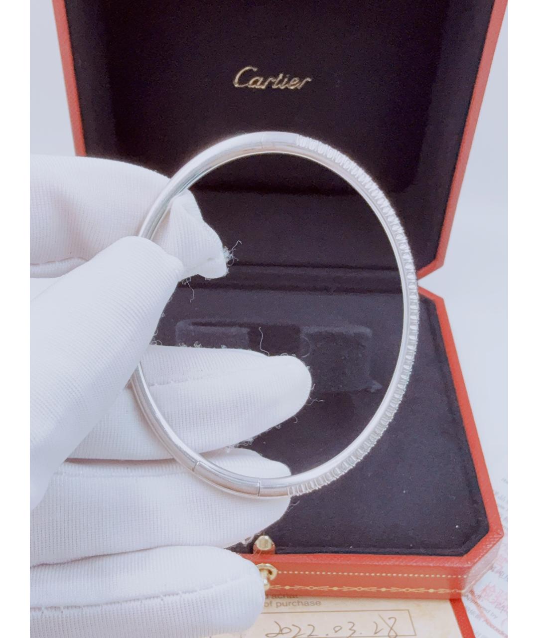 CARTIER Серебряный браслет из белого золота, фото 5