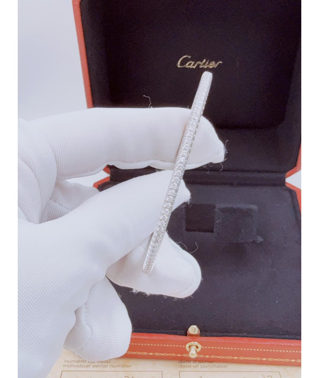 CARTIER Серебряный браслет из белого золота, фото 3