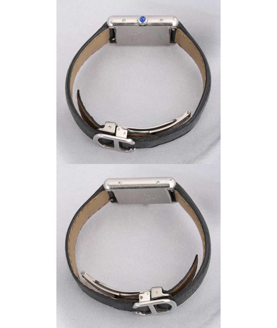 CARTIER Черные часы, фото 5