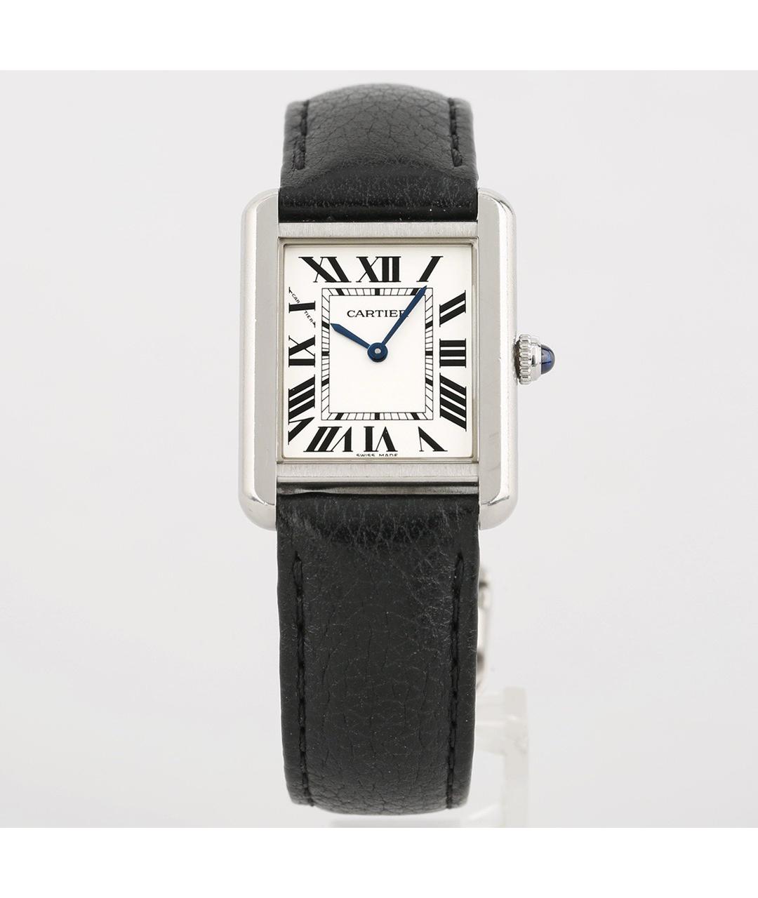 CARTIER Черные часы, фото 6