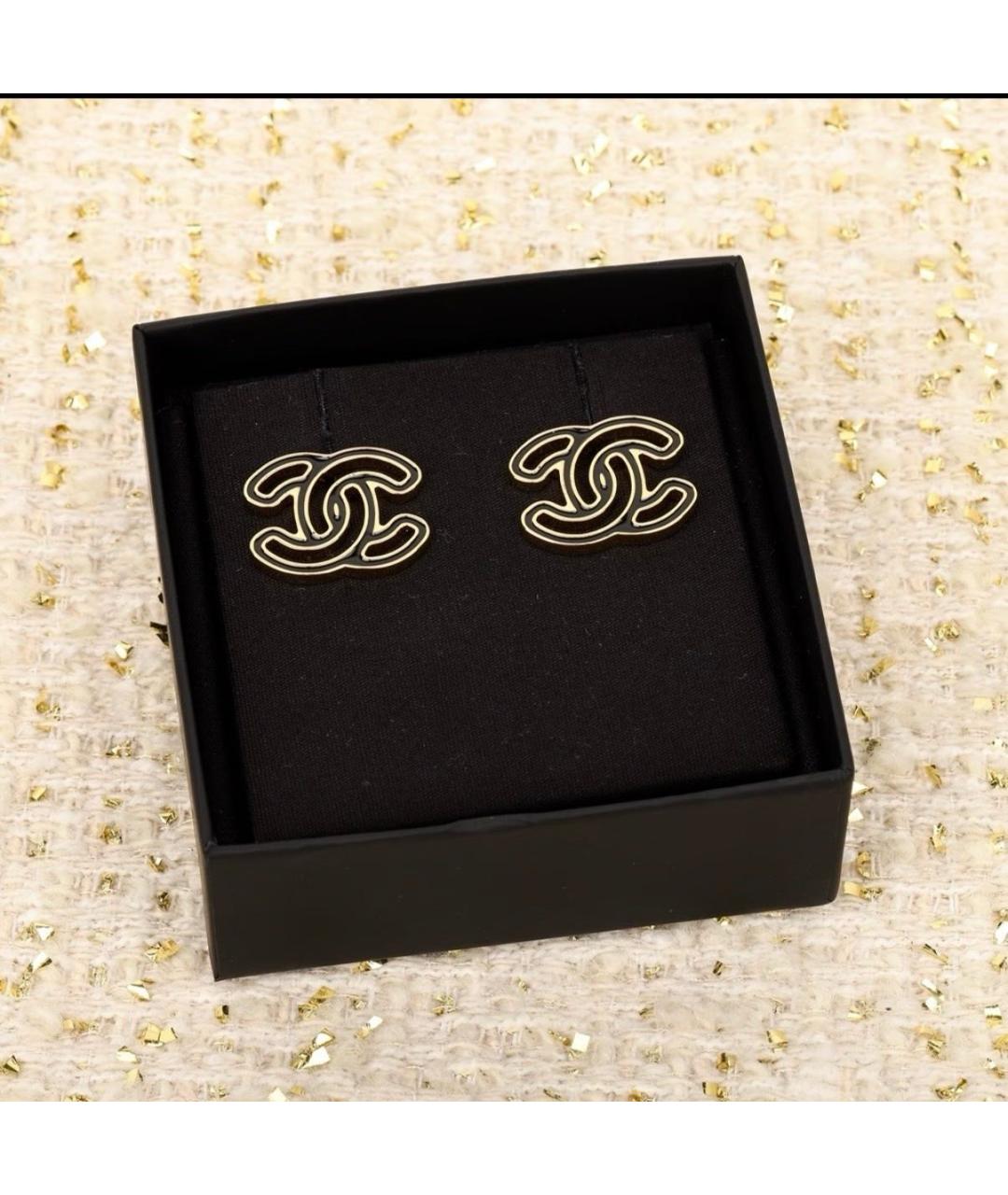 CHANEL Золотые серьги, фото 4