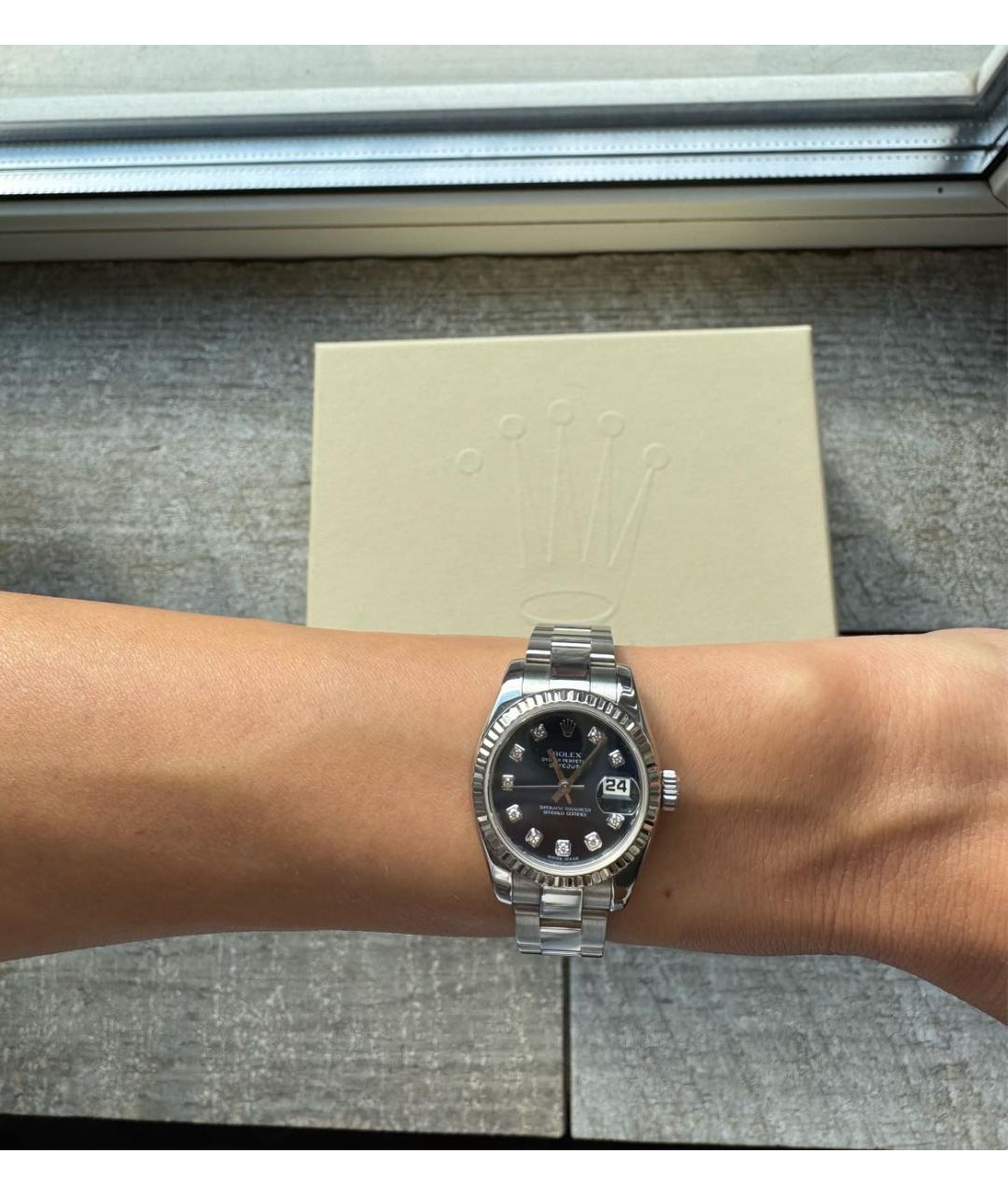 ROLEX Серебряные часы, фото 8
