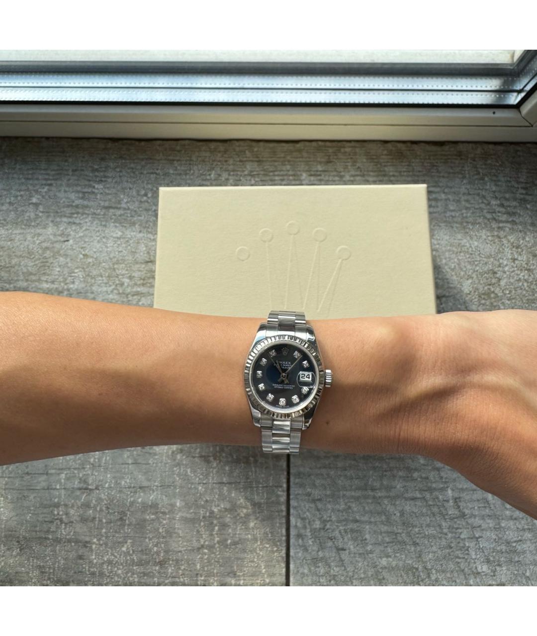 ROLEX Серебряные часы, фото 6