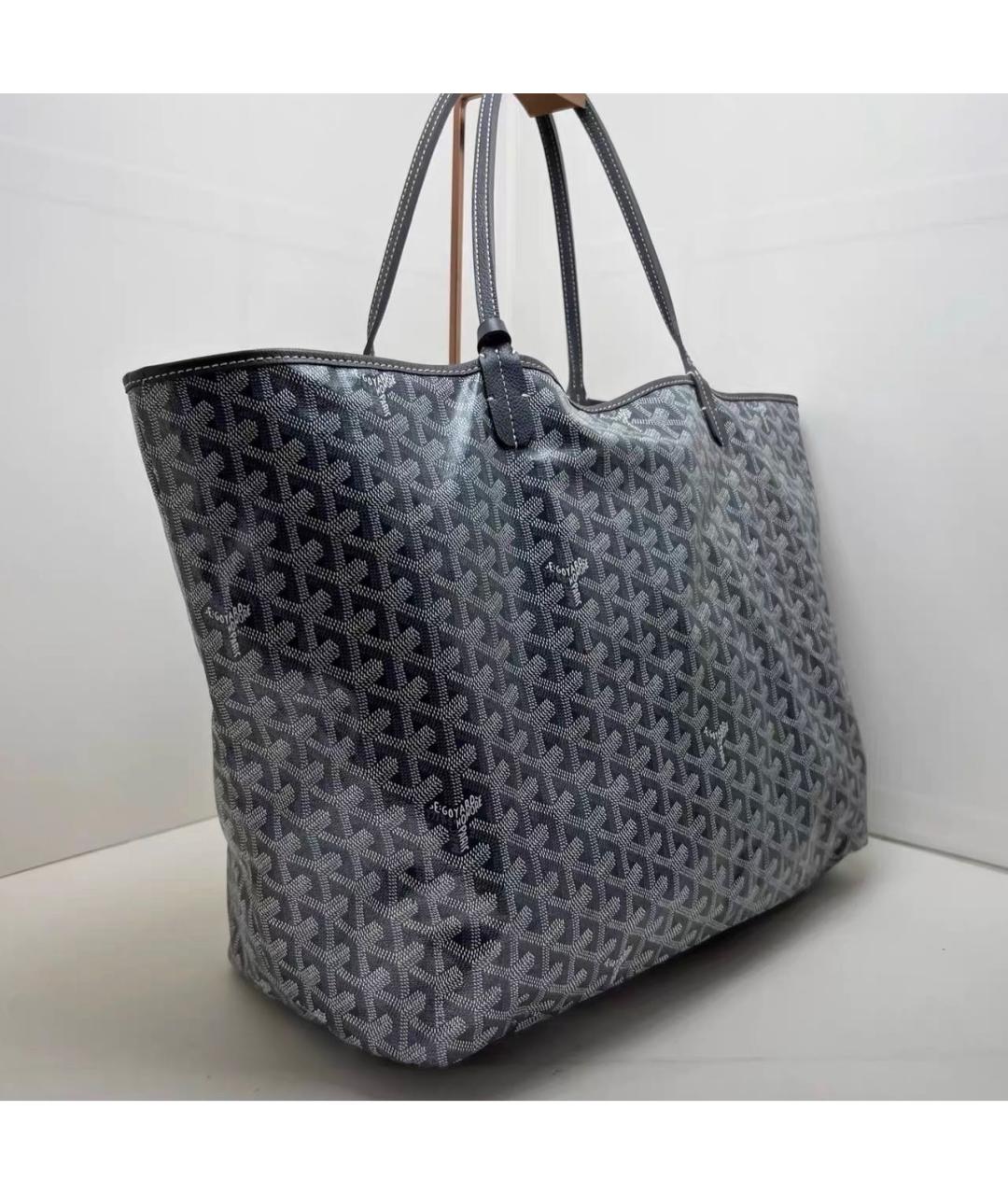 GOYARD Антрацитовая сумка тоут из канвы, фото 2