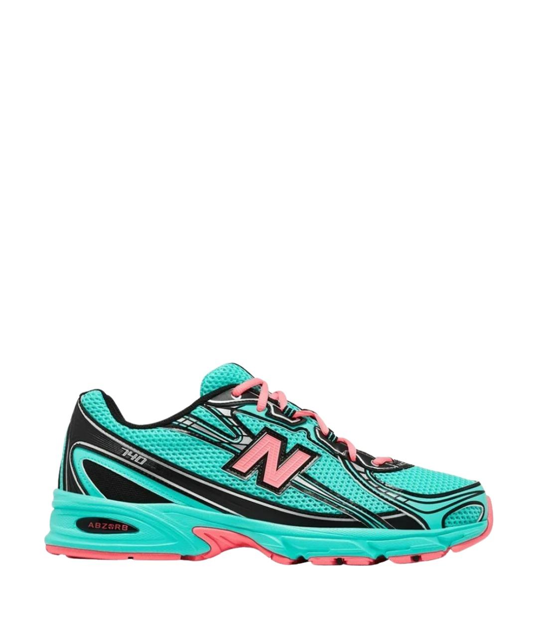 NEW BALANCE Бирюзовые синтетические кроссовки, фото 1