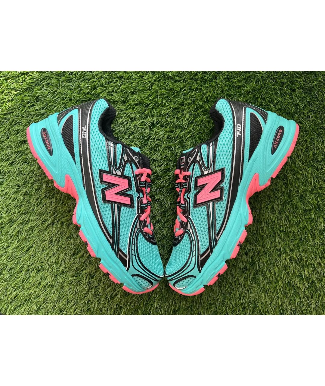 NEW BALANCE Бирюзовые синтетические кроссовки, фото 2