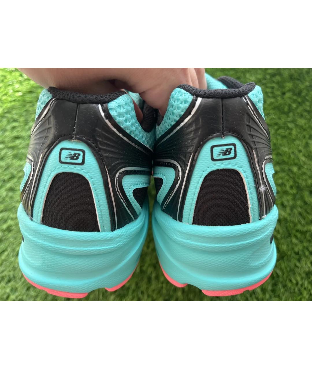 NEW BALANCE Бирюзовые синтетические кроссовки, фото 4