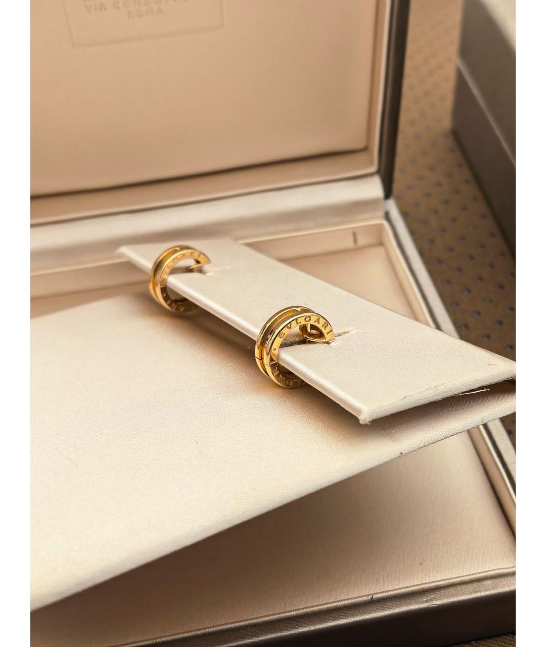 BVLGARI Золотые серьги из желтого золота, фото 2