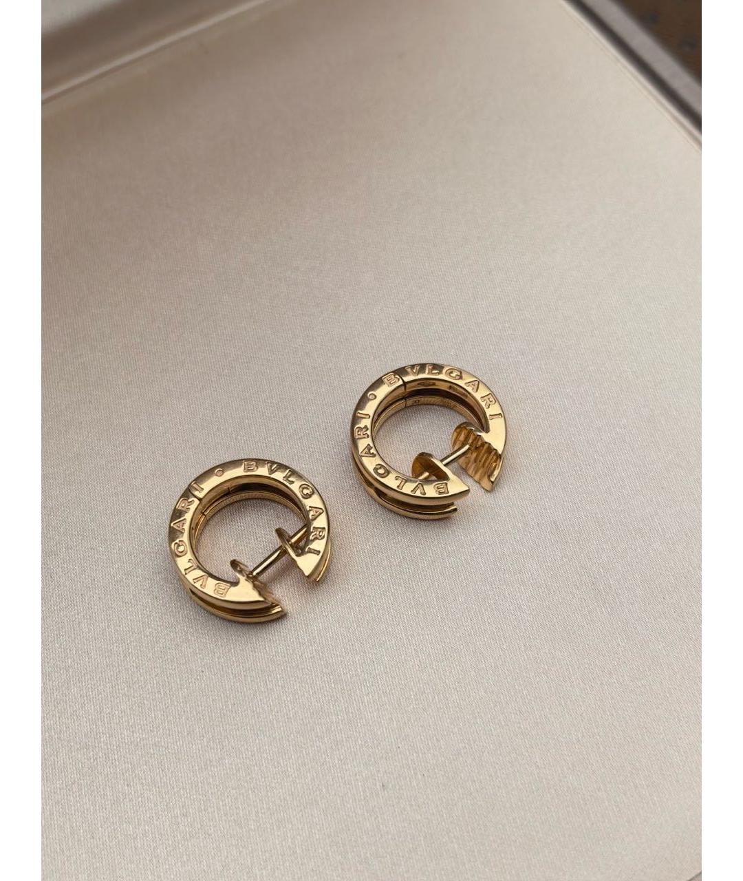 BVLGARI Золотые серьги из желтого золота, фото 3