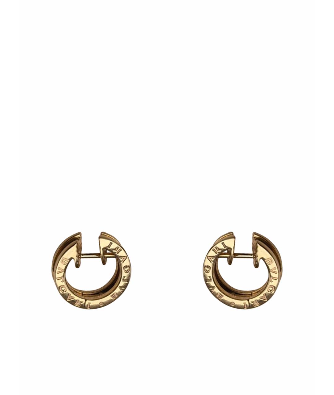 BVLGARI Золотые серьги из желтого золота, фото 1