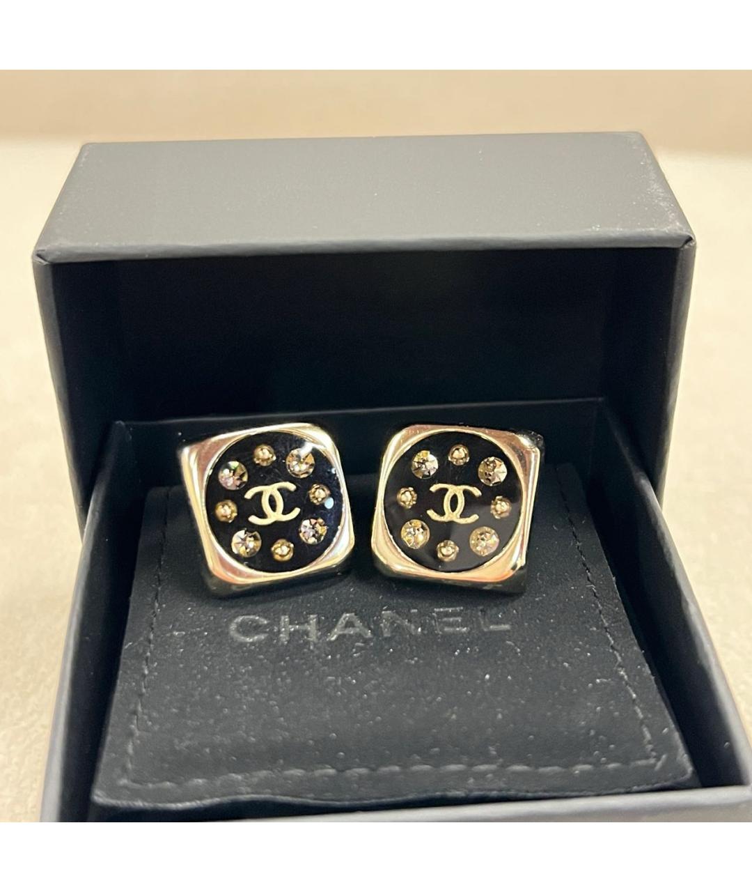 CHANEL Золотые серьги, фото 4