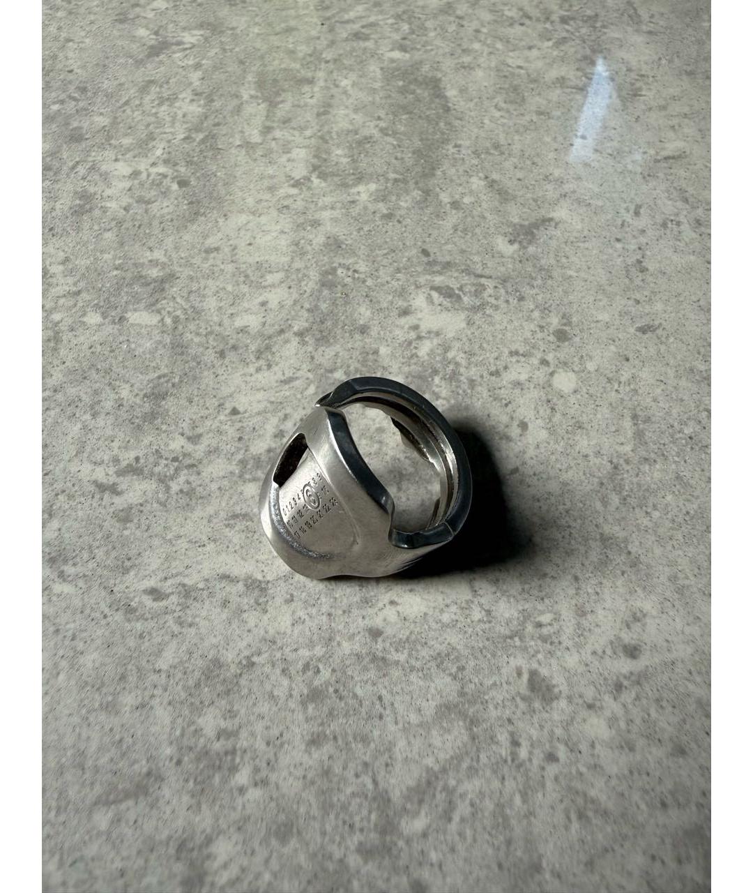 MM6 MAISON MARGIELA Серебряное латунное кольцо, фото 8