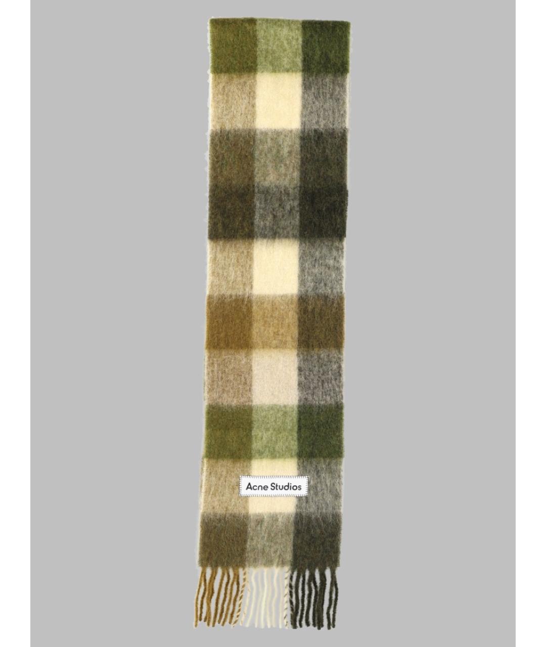 ACNE STUDIOS Мульти шерстяной шарф, фото 3
