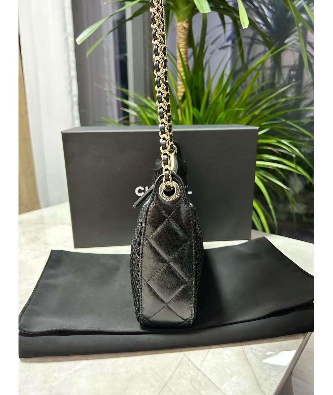 CHANEL Черная сумка через плечо, фото 2