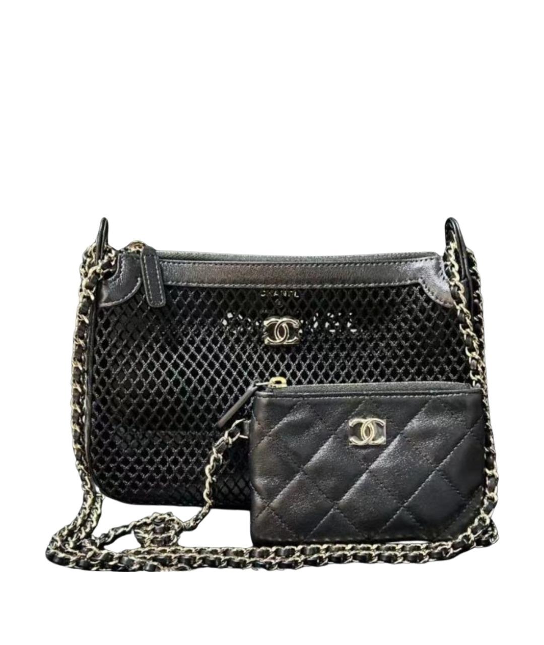 CHANEL Черная сумка через плечо, фото 1