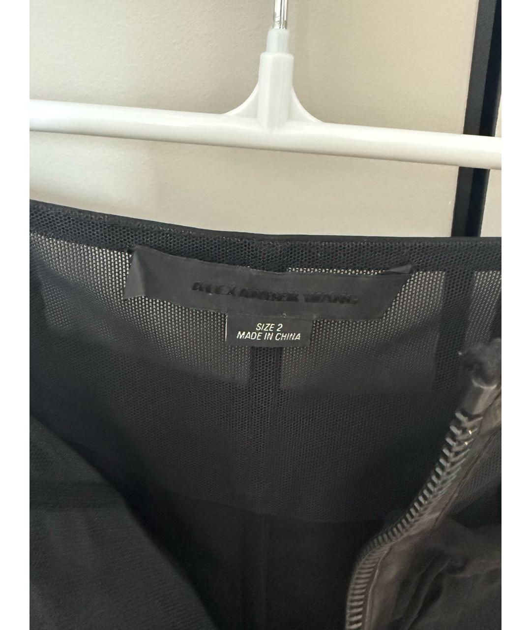 ALEXANDER WANG Черные полиэстеровые шорты, фото 3