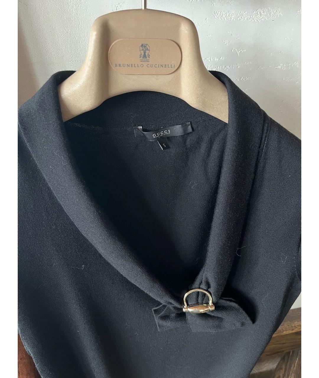 GUCCI Черный шерстяной костюм с брюками, фото 4