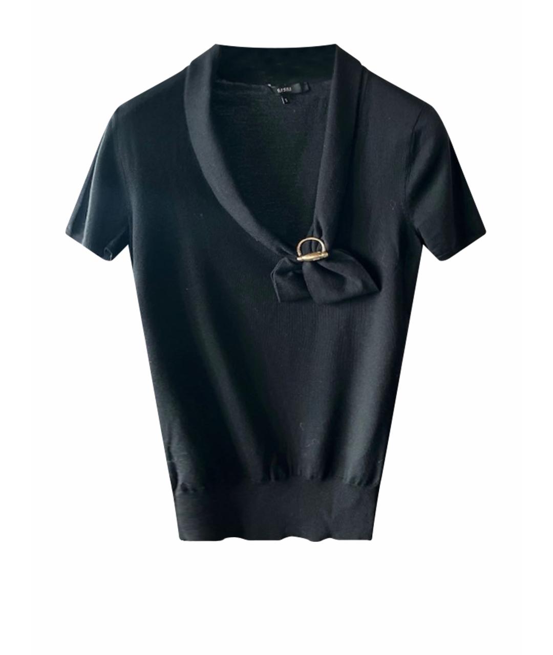 GUCCI Черный шерстяной костюм с брюками, фото 1