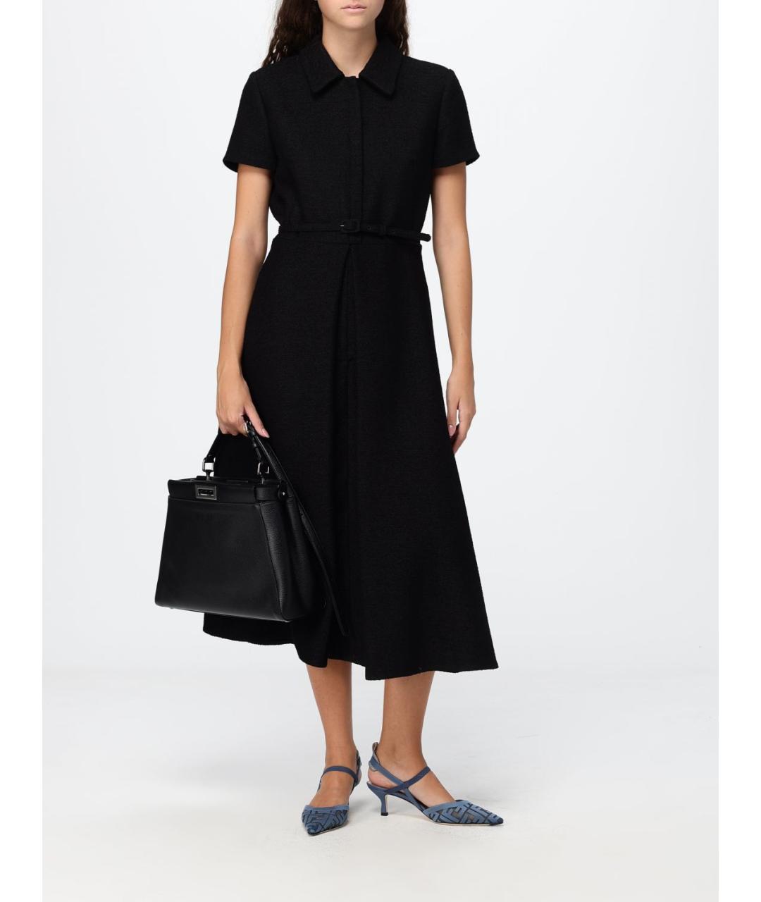 FENDI Черное повседневное платье, фото 2