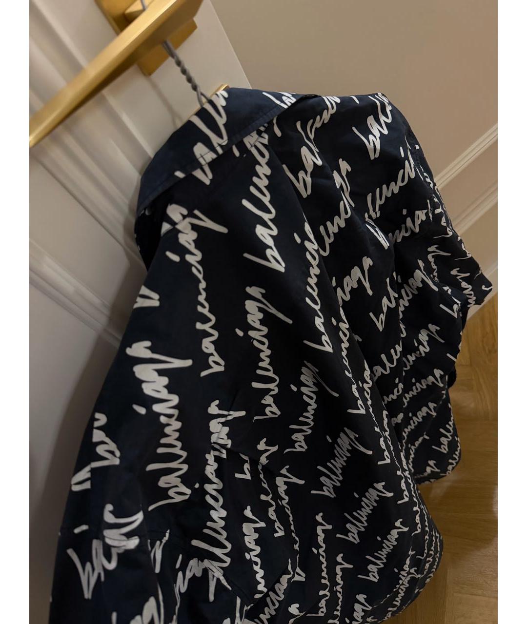 BALENCIAGA Темно-синяя рубашка, фото 3