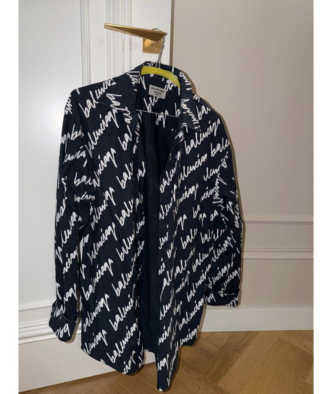 BALENCIAGA Темно-синяя рубашка, фото 2