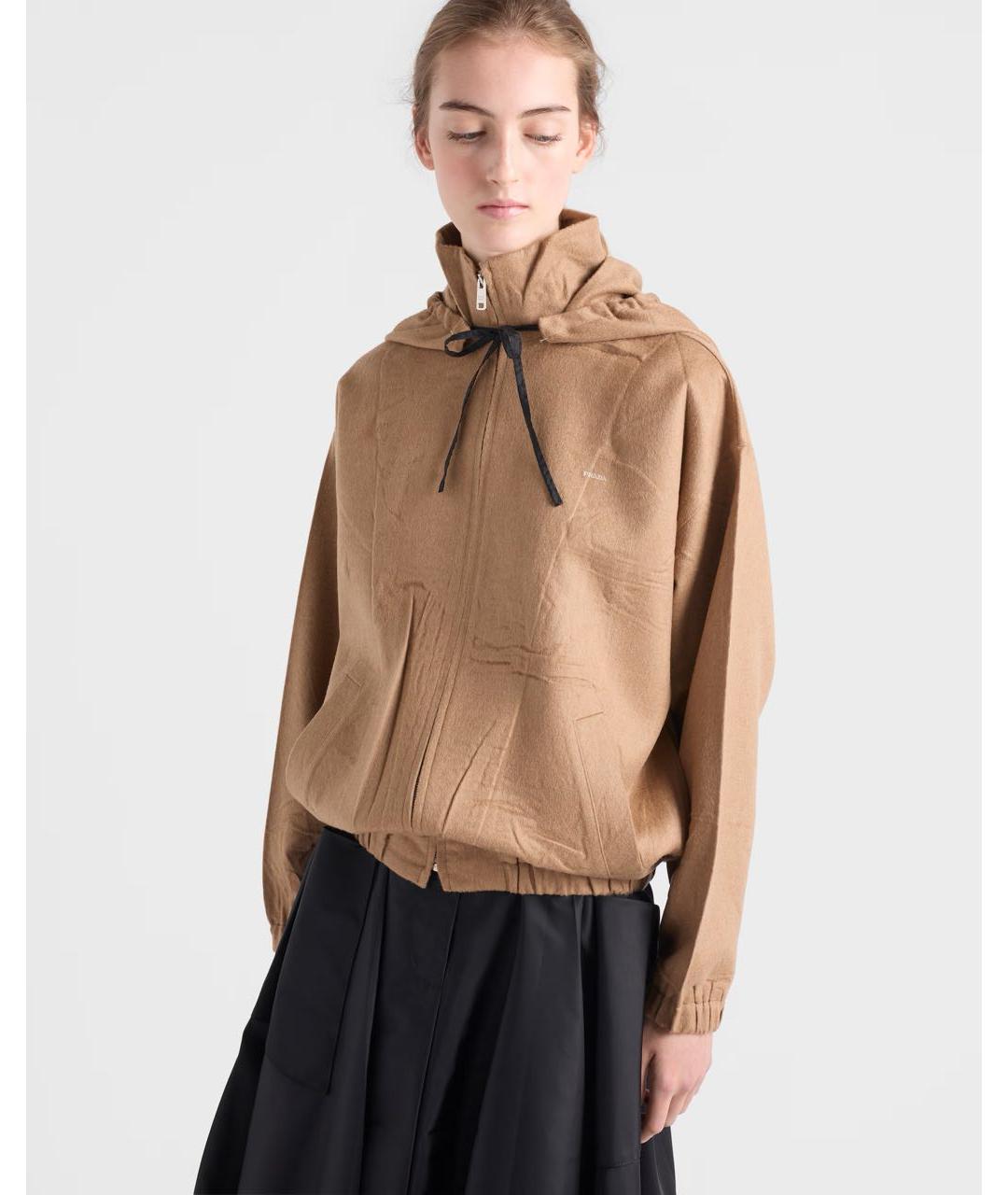 PRADA Коричневая куртка, фото 3