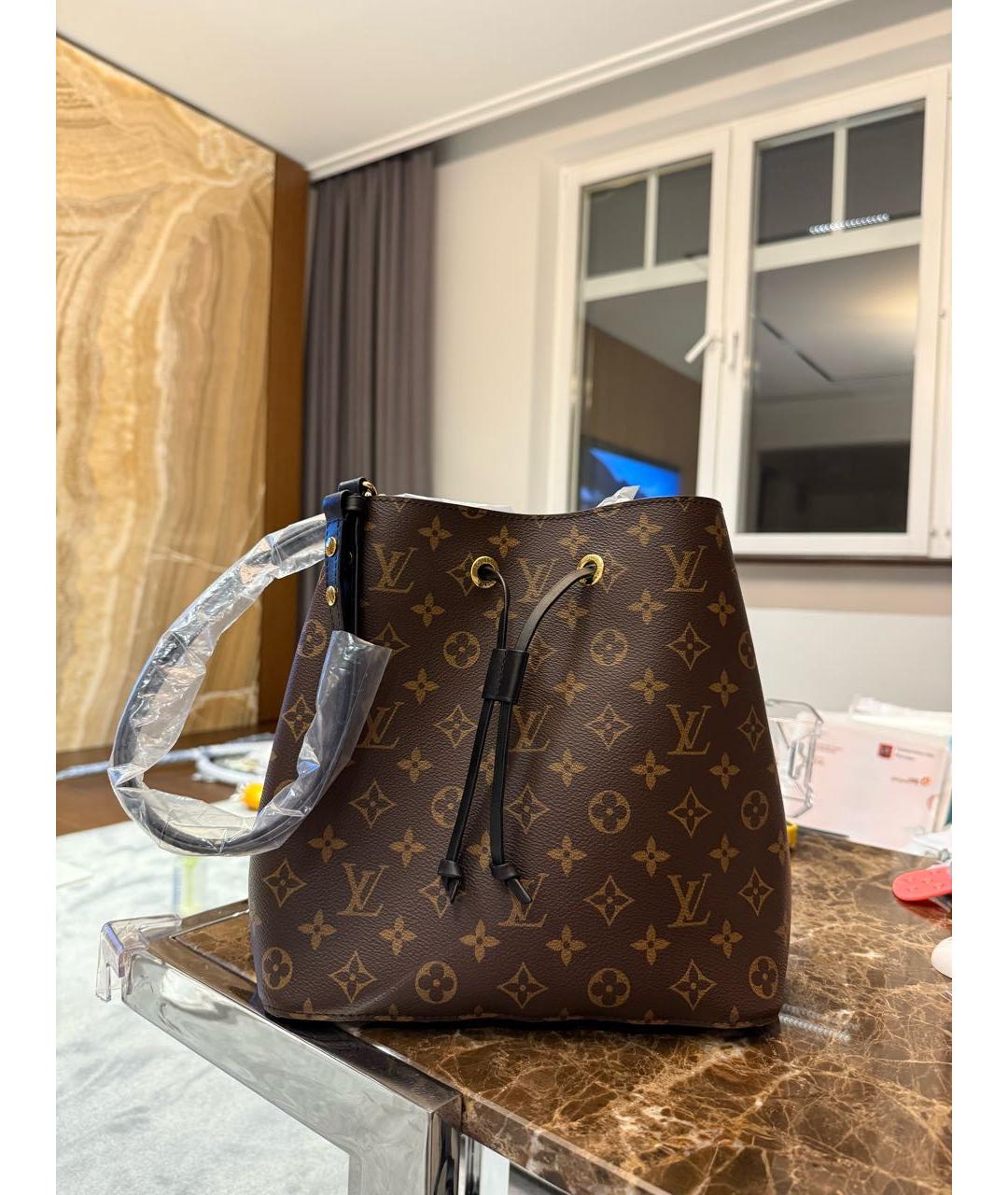 LOUIS VUITTON Коричневая сумка через плечо, фото 8